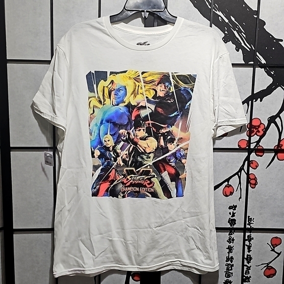 Street Fighter Classic Tee Shirt NWT Large - Picture 1 of 9